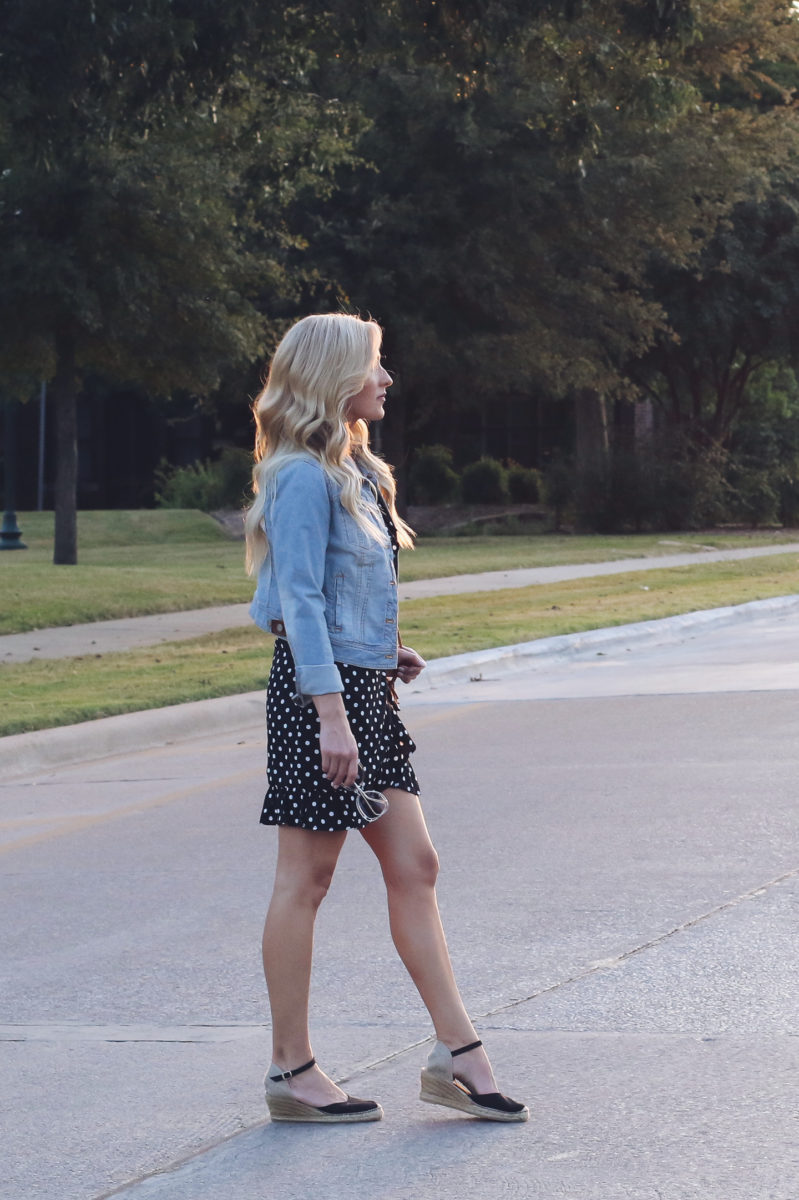 Polka Dot Wrap Dress