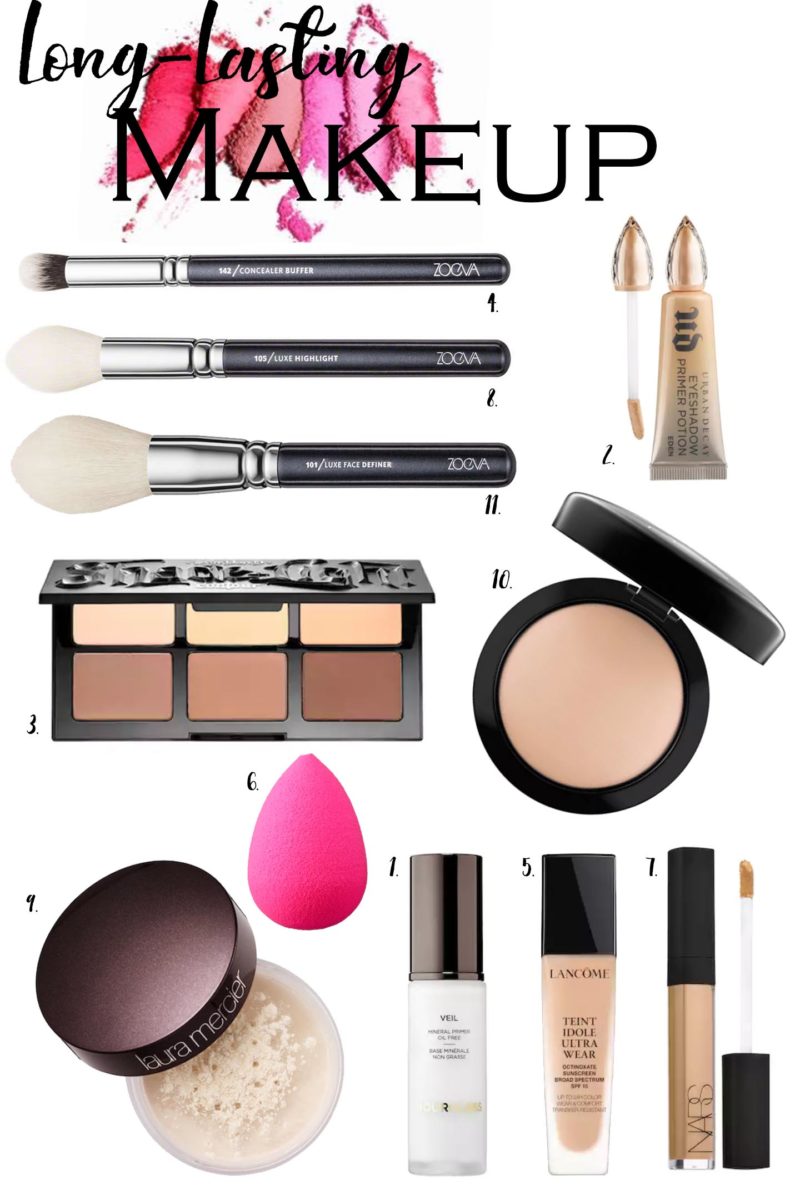 Long-lasting makeup products